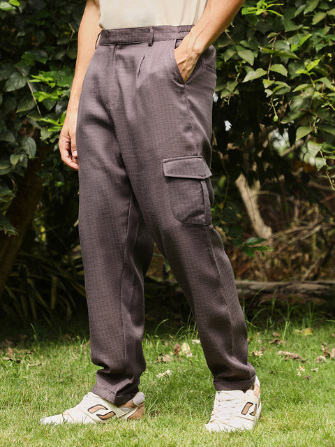Iconic Everyday Pleated Utility-Tapered Trousers