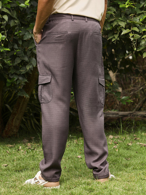 Iconic Everyday Pleated Utility-Tapered Trousers