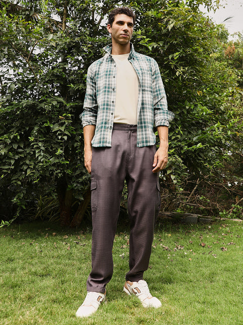 Iconic Everyday Pleated Utility-Tapered Trousers