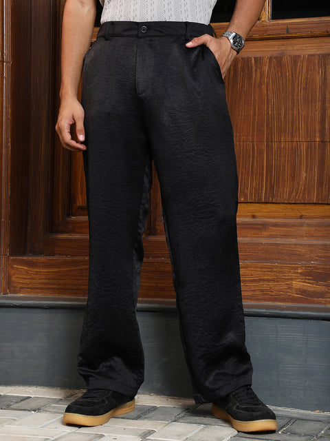 Just Be Lightweight - Creased Relaxed-Tailored Trousers