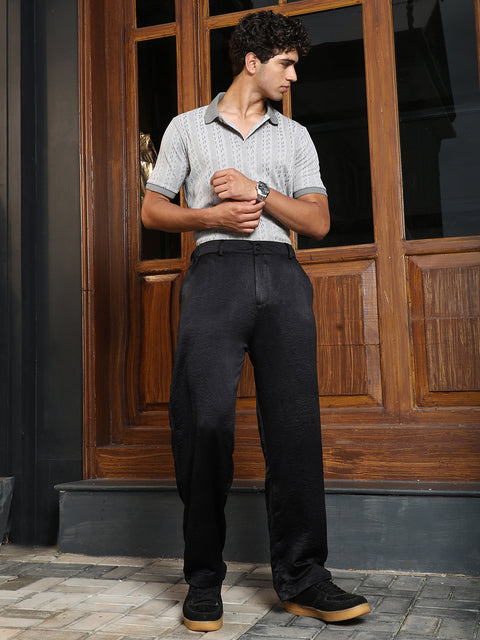 Just Be Lightweight - Creased Relaxed-Tailored Trousers