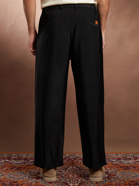 JINX Pleated Cuffed Trousers