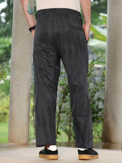 Runway Gods Gazed-Imprint Straight-Fit Trousers