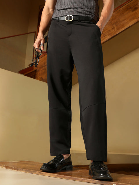 XYNG Twill-Panelled Chino Trousers