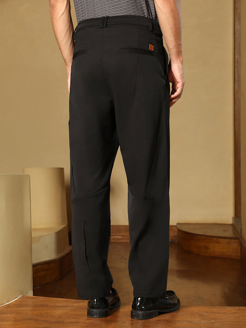 XYNG Twill-Panelled Chino Trousers