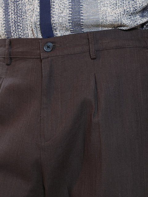 Hookd Lightweight - Brown Cotton Trousers