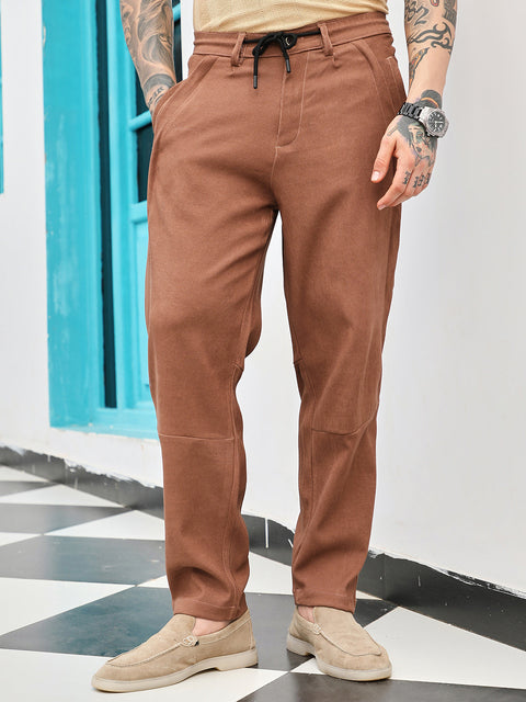 Hooked Twill-Panelled Chino Trousers