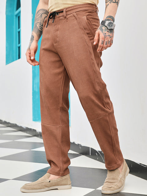 Hooked Twill-Panelled Chino Trousers