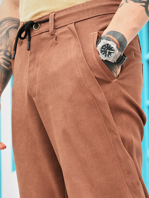 Hooked Twill-Panelled Chino Trousers