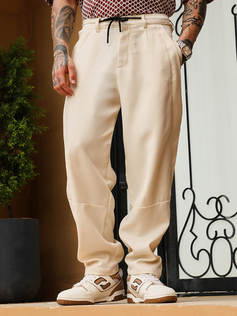 Just Be Twill-Panelled Chino Trousers