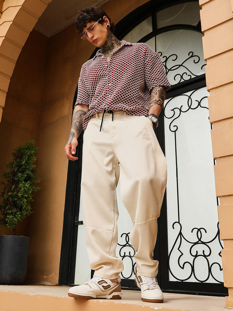 Just Be Twill-Panelled Chino Trousers
