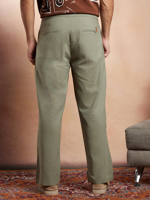 Hookd Lightweight - Linen-Blend Cigrette Trousers