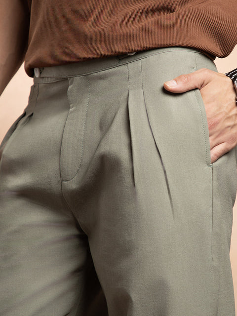 Hookd Lightweight - Linen-Blend Cigrette Trousers