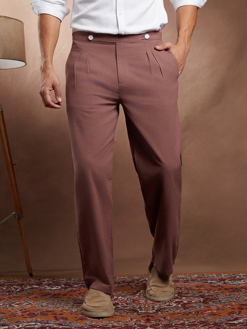 Interim Lightweight - Linen-Blend Cigrette Trousers