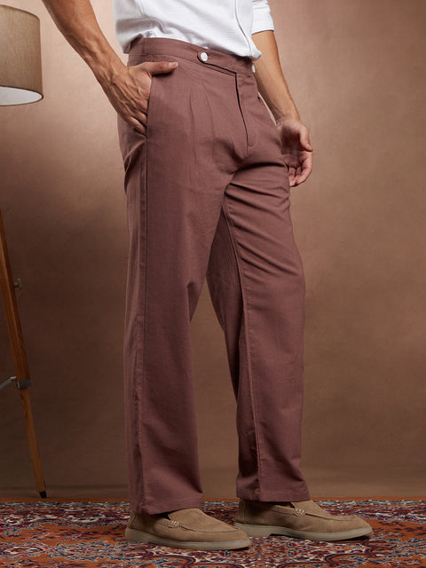 Interim Lightweight - Linen-Blend Cigrette Trousers