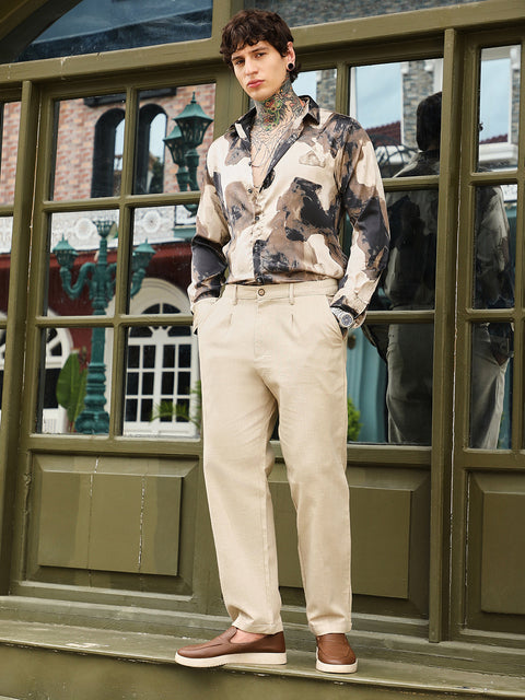 Just Be Lightweight - Pleated-Cuffed Tailored Trouers