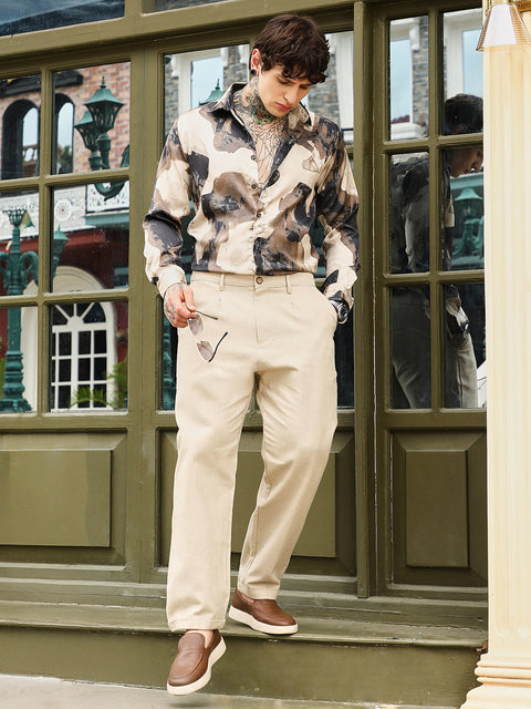 Just Be Lightweight - Pleated-Cuffed Tailored Trouers