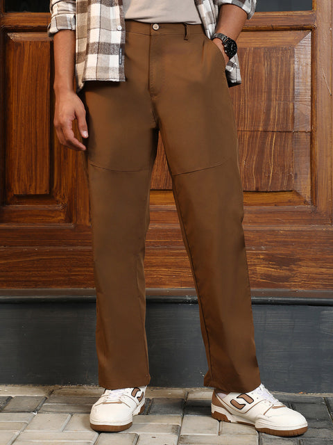 Chaos Panelled Straight-Fit Trousers