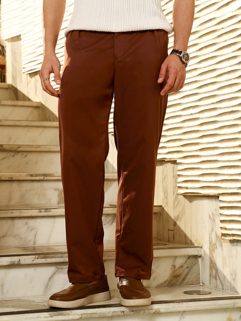 Just Be Pleated Tailored Trousers