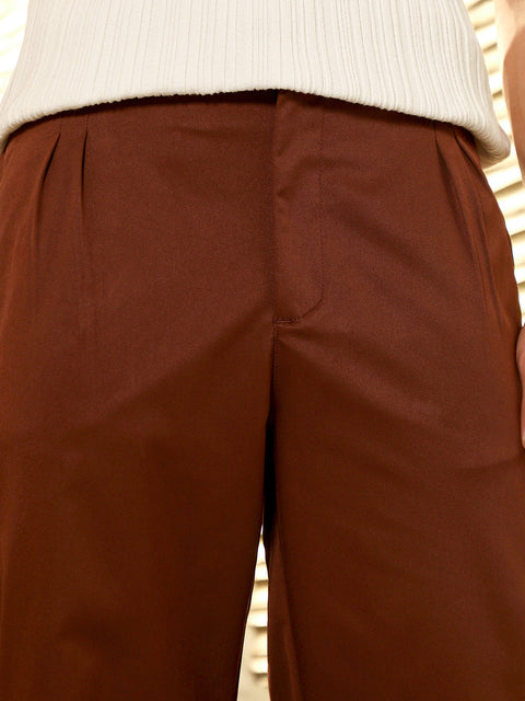 Just Be Pleated Tailored Trousers