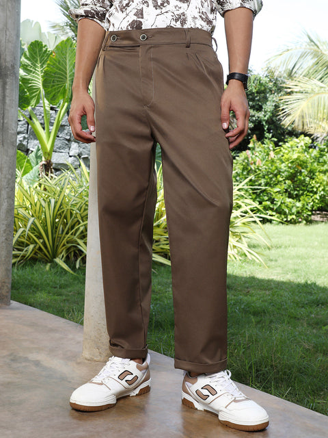 Chaos Extended-Waistband Straight Trousers