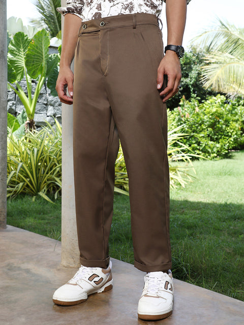 Chaos Extended-Waistband Straight Trousers