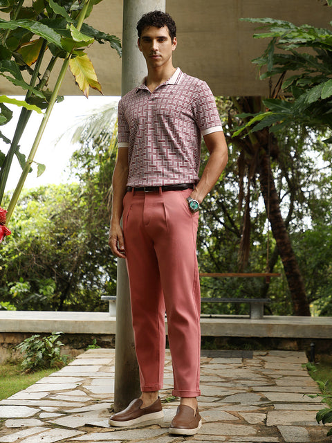 Take 2 Pleated-Cuffed Tailored Trousers