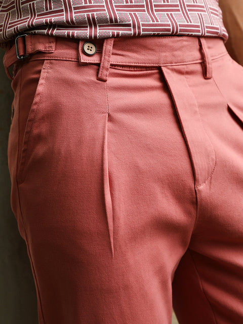 Take 2 Pleated-Cuffed Tailored Trousers