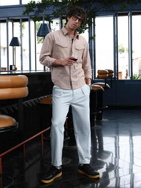Take Two Men Trousers Adjustable Chino-Tailored Trousers