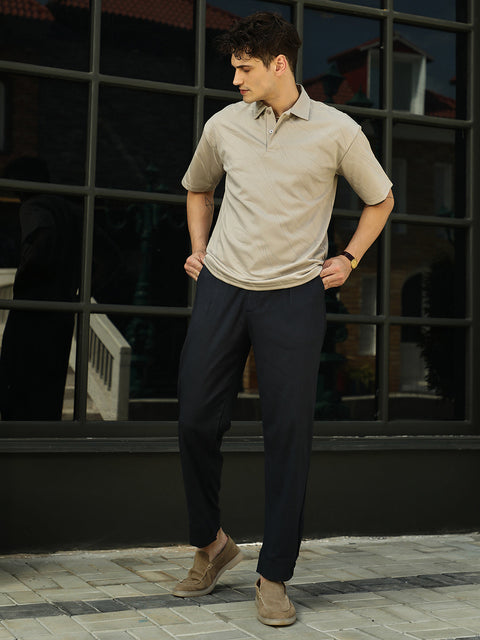 Face Card Scratch-Tactile Polo T-Shirt
