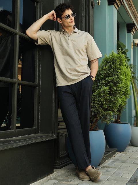 Face Card Scratch-Tactile Polo T-Shirt