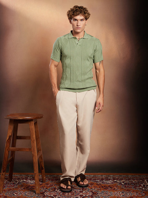CAHOOT Argyle-Tactile Polo T-Shirt