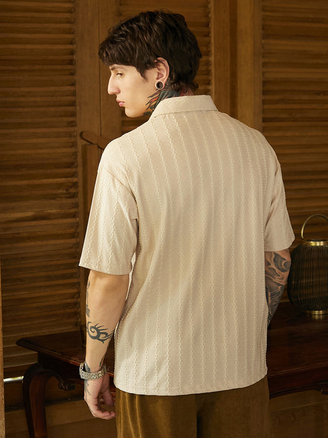 Face Card Spiralknot-Tactile Oversized Polo T-Shirt