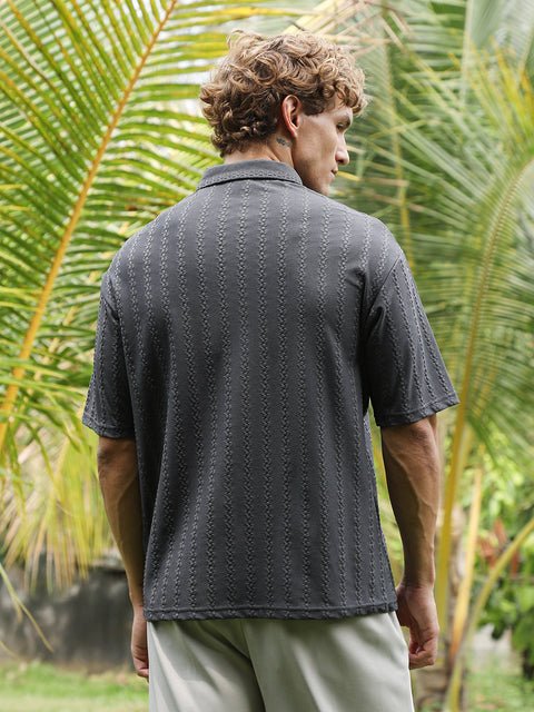 CAHOOT Spiralknot-Tactile Polo T-Shirt