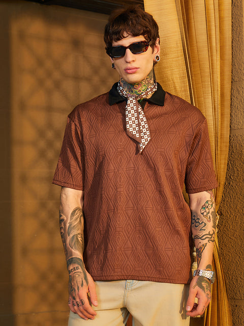 Game Face Triad Contrast Polo T-Shirt