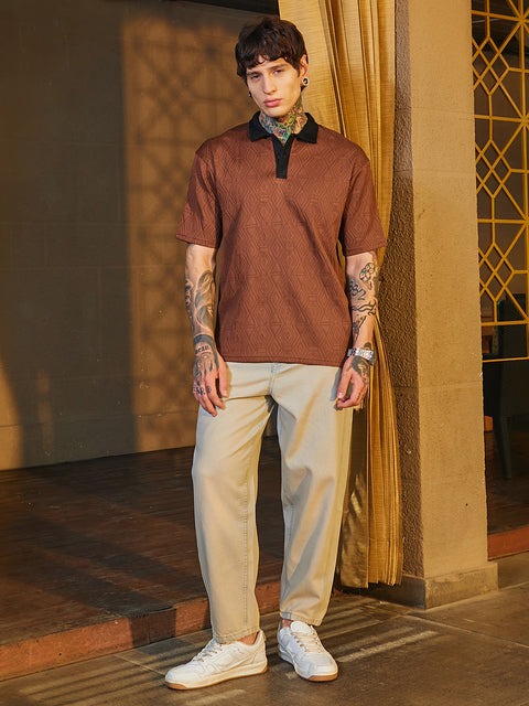Game Face Triad Contrast Polo T-Shirt