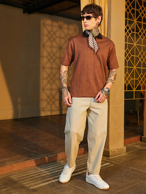 Game Face Triad Contrast Polo T-Shirt