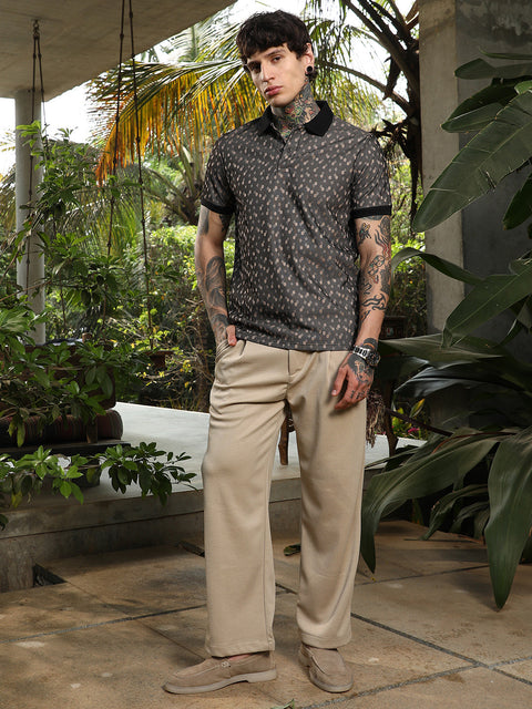 CAHOOT Shadowed-Polka Polo T-Shirt