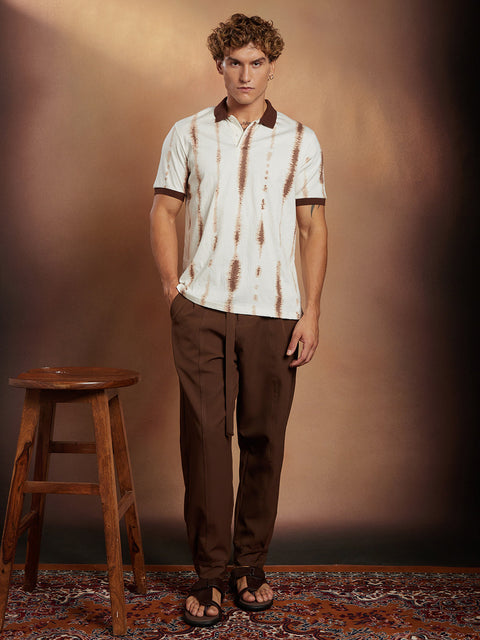 CAHOOT Tie-Dye Tactile Polo T-Shirt