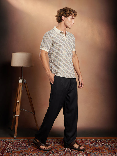 CAHOOT Flora-Slant Polo T-Shirt