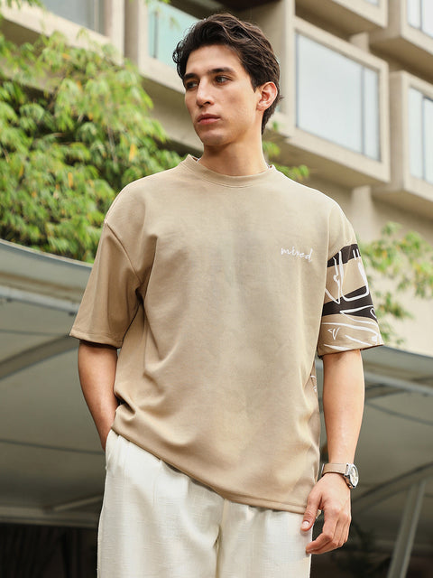 JINX Boxy Folk-Wave T-Shirt