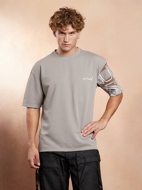 STARCAST Boxy Folk-Wave T-Shirt
