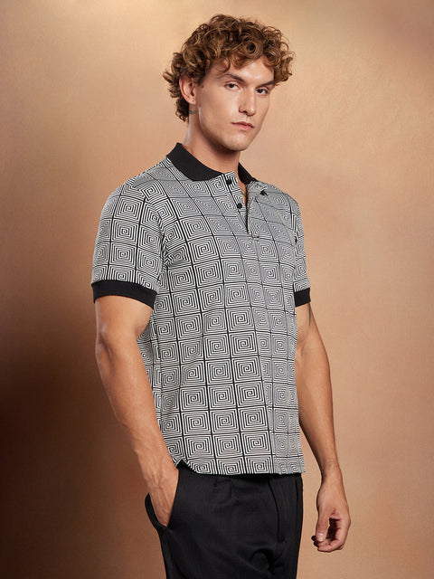 Behookd Optical-Illusion Polo T-Shirt