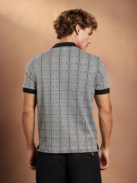 Behookd Optical-Illusion Polo T-Shirt