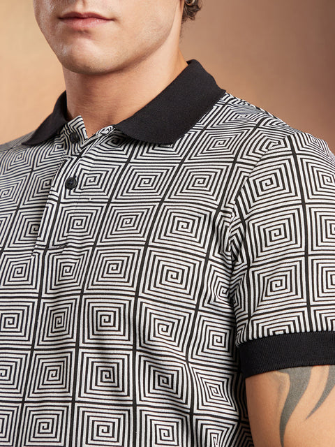 Behookd Optical-Illusion Polo T-Shirt