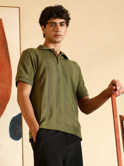 XYNG Bi-Panel Polo T-Shirt