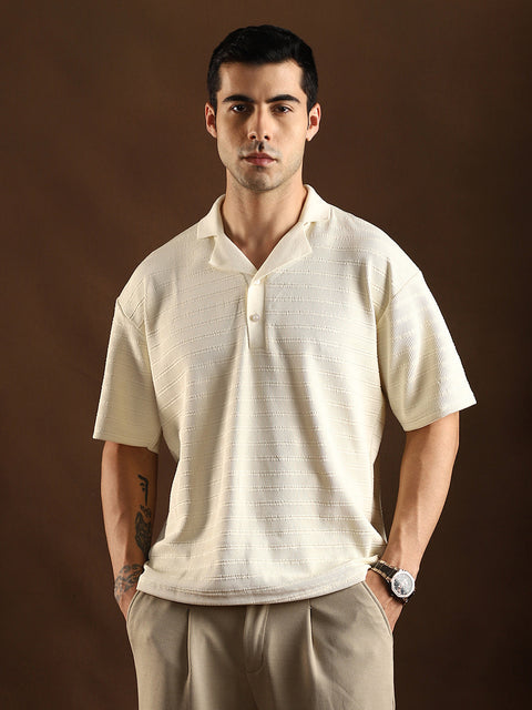 STARCAST Coil-Tactile Cuban Polo T-Shirt