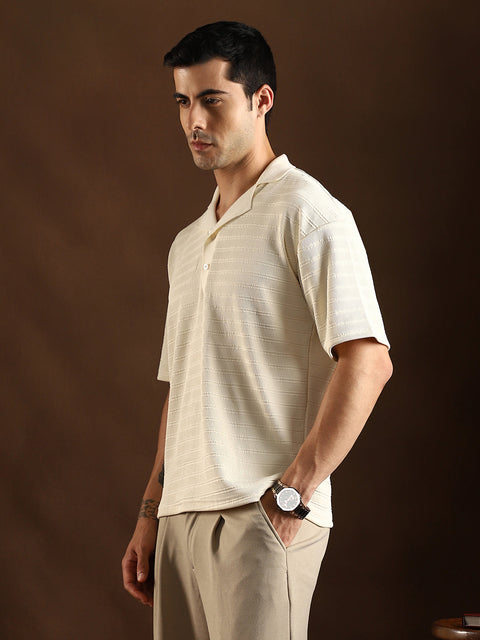 STARCAST Coil-Tactile Cuban Polo T-Shirt
