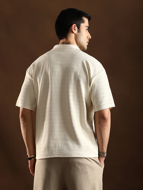 STARCAST Coil-Tactile Cuban Polo T-Shirt