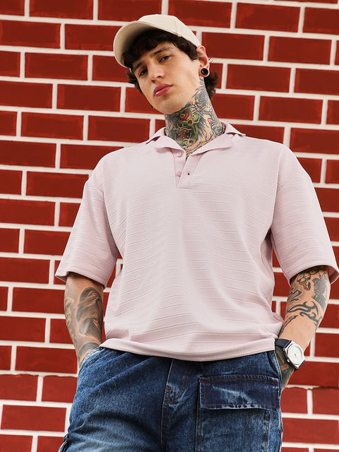 Hooked Coil-Tactile Cuban Polo T-Shirt